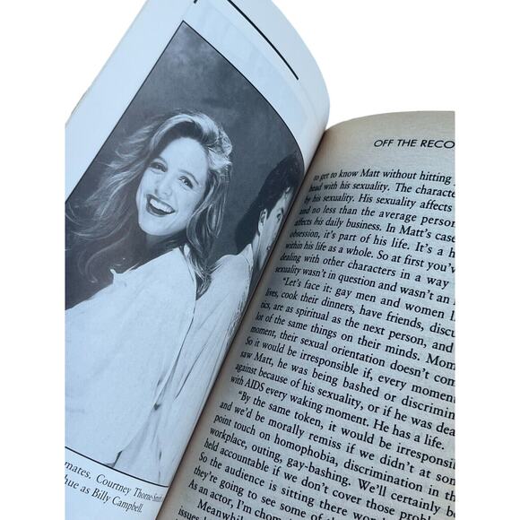 Melrose Place Off The Record First Edition Paperback Book 1992 90s Vintage VTG - Picture 4 of 4